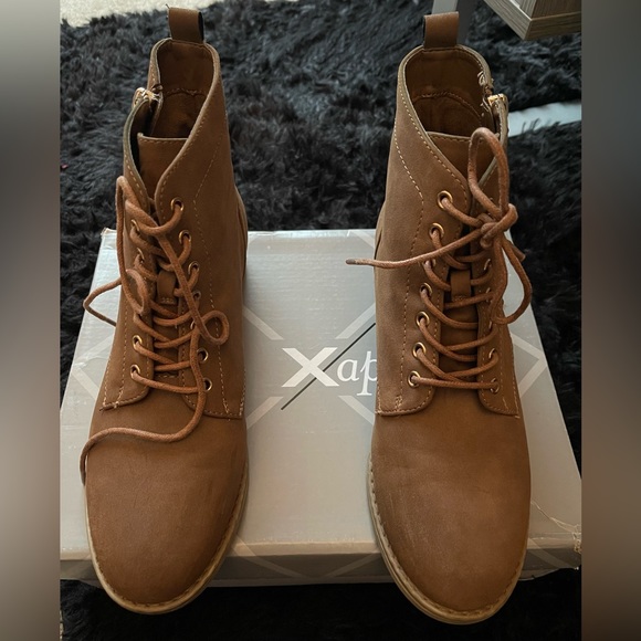 Brown Combat Boots - Picture 4 of 9